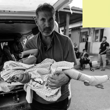 RAFAH, GAZA - NOVEMBER 2: Wounded Palestinians enter the Rafah crossing to travel to receive treatment in Egypt on November 2, 2023 in Rafah, Gaza. For the first time since the outbreak of war between Israel and Hamas on October 7, the crossing here at the Gaza-Egyptian border opened this week to allow a small number of foreign passport holders and seriously wounded to enter Egypt. The wounded have been taken to nearby hospitals, while Egypt is also preparing a field hospital in the area. (Photo by Ahmad Hasaballah/Getty Images)