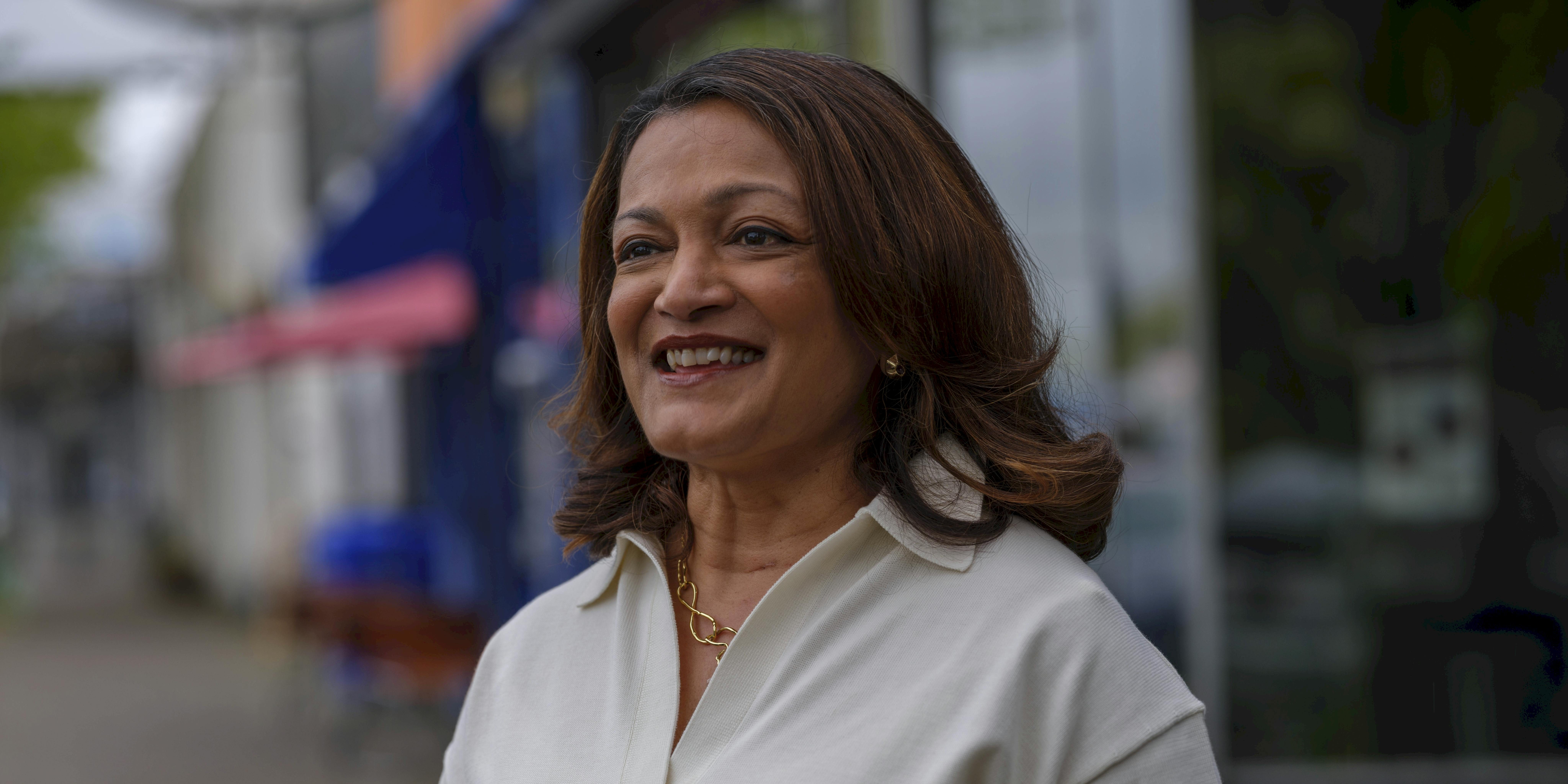 Susheela Jayapal, a candidate for Congress in Oregon's Third Congressional District.