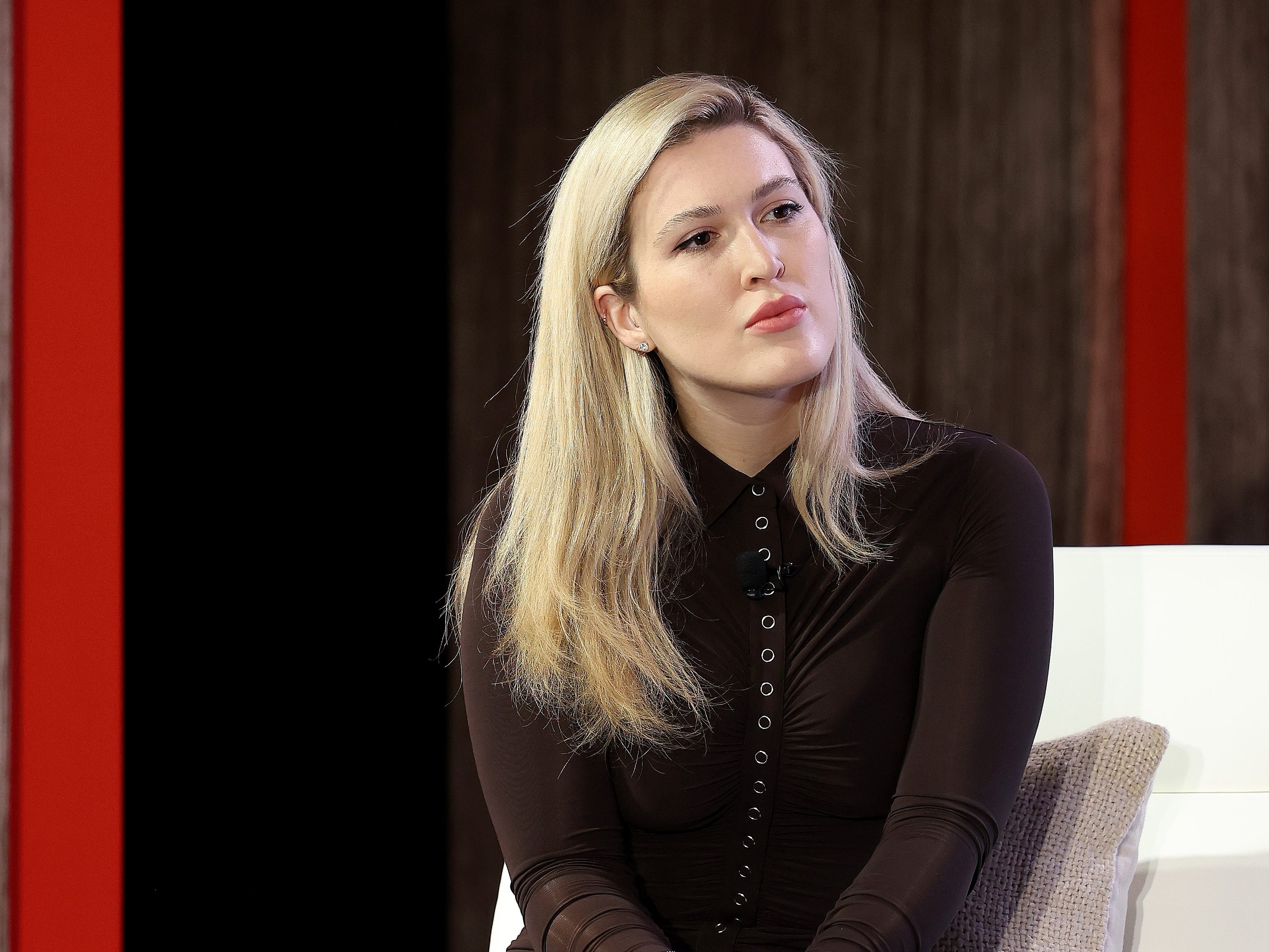 MIAMI, FLORIDA - FEBRUARY 16: Reporter Olivia Nuzzi attends Pivot MIA at 1 Hotel South Beach on February 16, 2022 in Miami, Florida. (Photo by Alexander Tamargo/Getty Images for Vox Media)