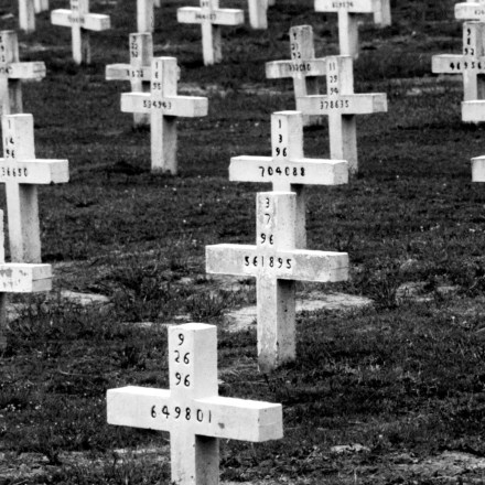 383356 19: Crosses mark Texas inmates'' graves April 23, 1997 in Huntsville, Texas. About 1300 prisoners from the Texas prison system are buried here, among them are 200 who died on Death Row. The state of Texas executes the most prisoners in the US. (Photo by Per-Anders Pettersson/Liaison)