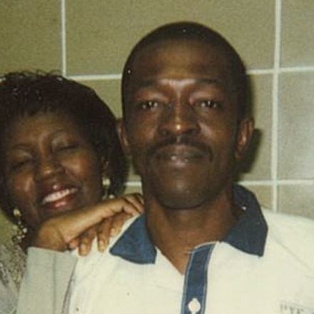 Willie Pye during a family visit at the Georgia Diagnostic and Classification State Prison in 2001.